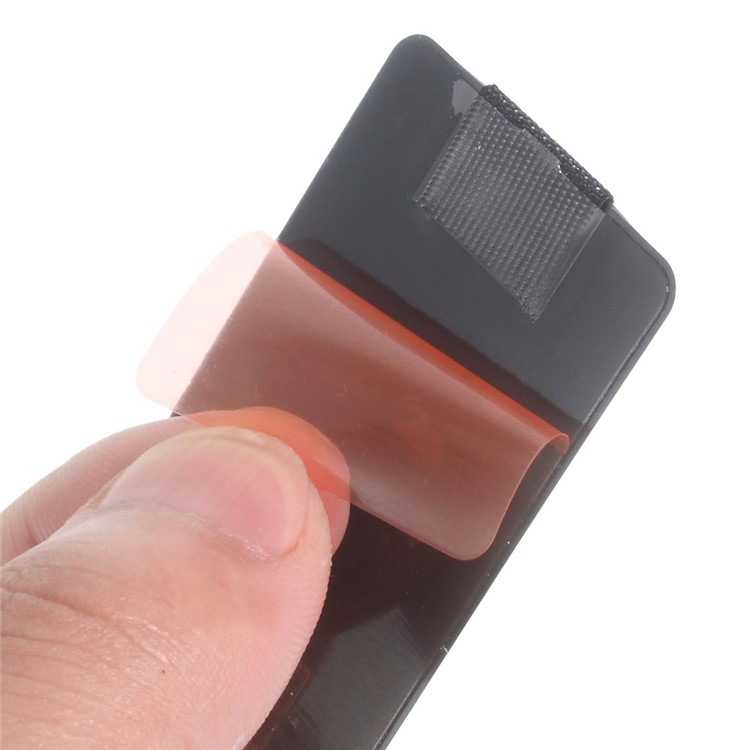 Universal Slim Elastic Phone Finger Grip Strap, Size: 53 x 32 x 1.8mm - Black-3
