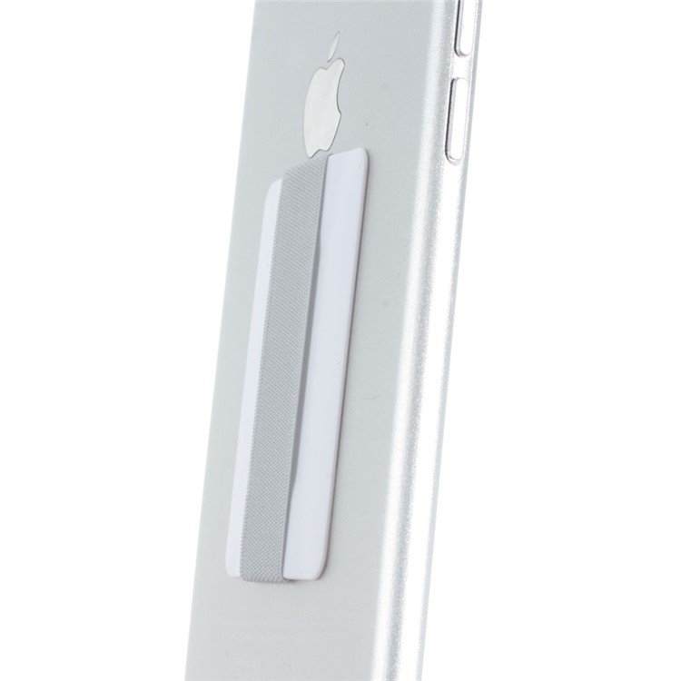 Universal Slim Elastic Phone Finger Grip Strap, Size: 53 x 32 x 1.8mm - White-4