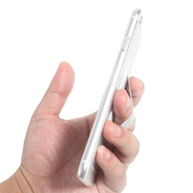 Universal Slim Elastic Phone Finger Grip Strap, Size: 53 x 32 x 1.8mm - White-5