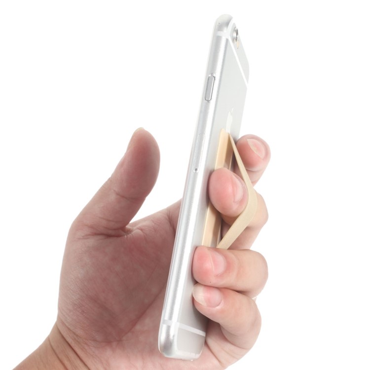 Universal Elastic Phone Finger Grip Holder, Size: 53 x 32 x 1.8mm - Champagne Gold Color-4