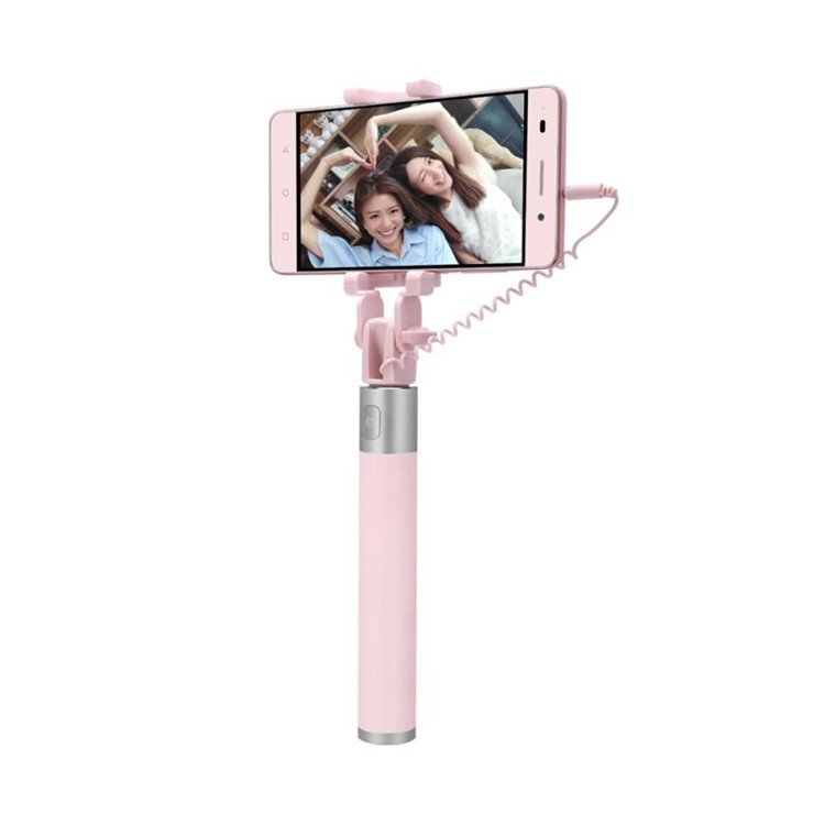 

HUAWEI Honor AF11 3.5mm Cable Control Extendable Selfie Stick - Pink, Huawei Honor 7