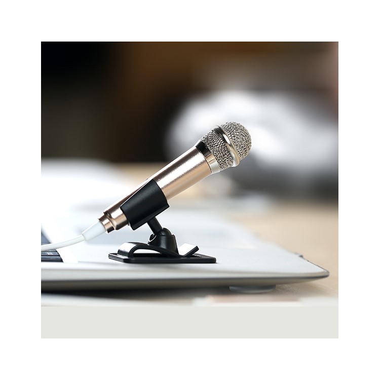 REMAX RMK-K01 Portable Karaoke Microphone for Song-singing APPs - Gold Color-2