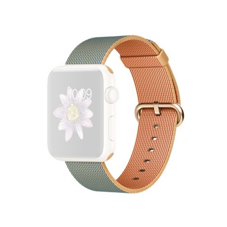 XINCUCO Nylon Watch Band for Apple Watch Series 3 Series 2 Series 1 38mm - Green-1