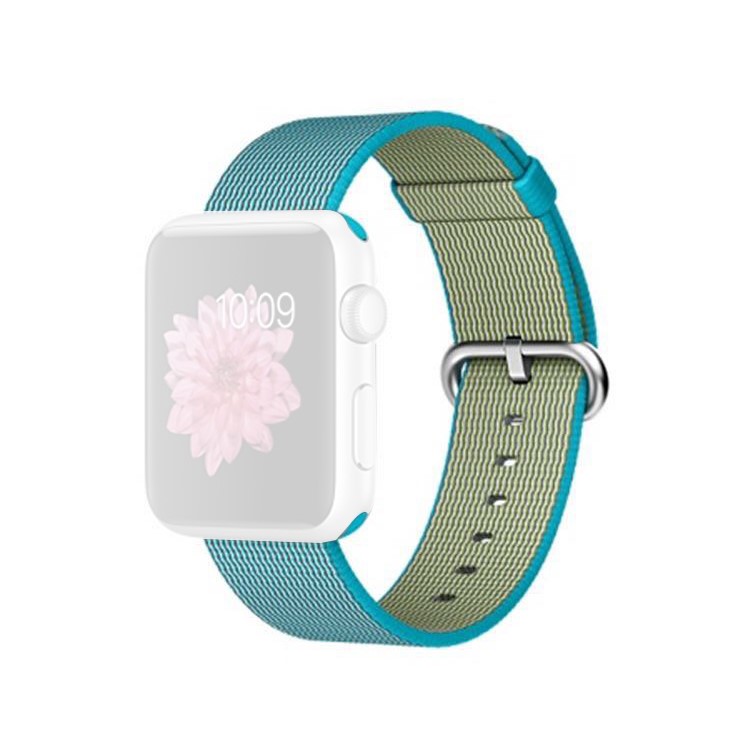 XINCUCO Nylon Replacement Wristband for Apple Watch Series 3 Series 2 Series 1 38mm - Baby Blue-1