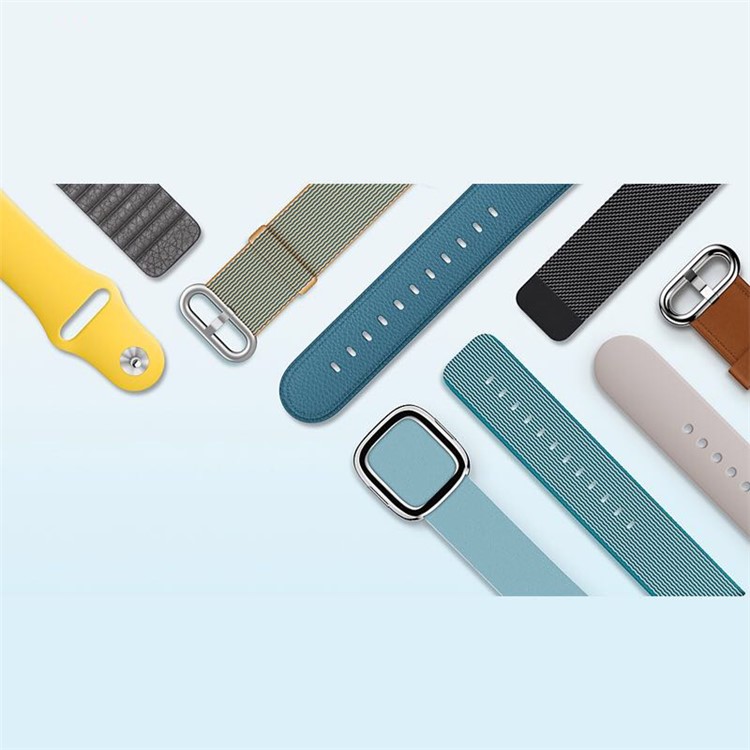 XINCUCO Nylon Uhrenarmband Wristband für Apple Watch Serie 3 Serie 2 Serie 1 38mm - dunkelblau-2