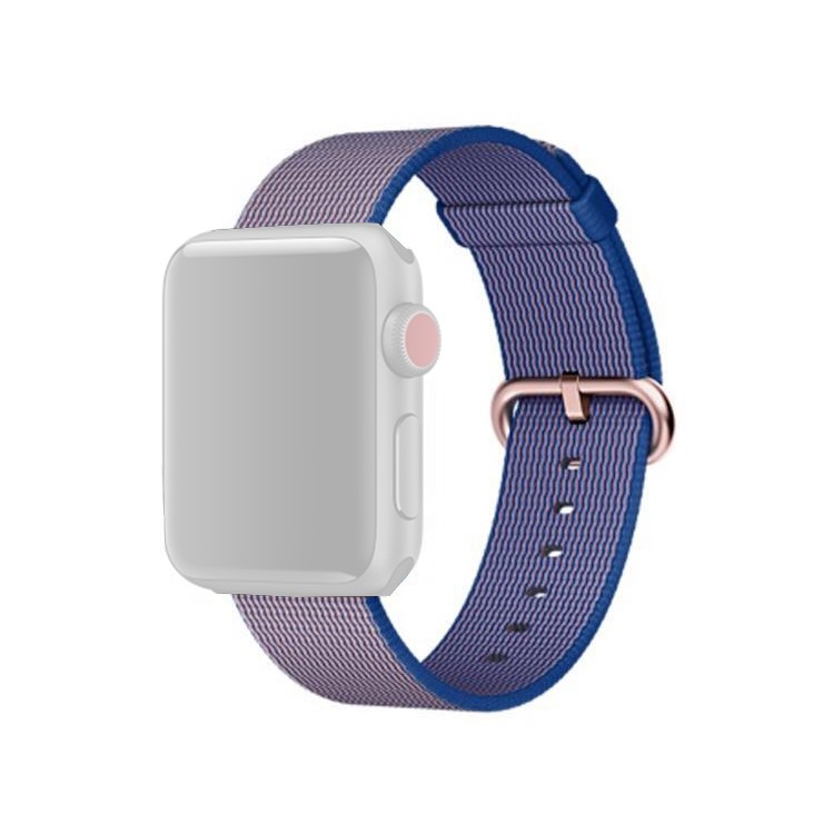 XINCUCO Nylon Watchband Wristband for Apple Watch 42mm Series 3 Series 2 Series 1 - Dark Blue-1