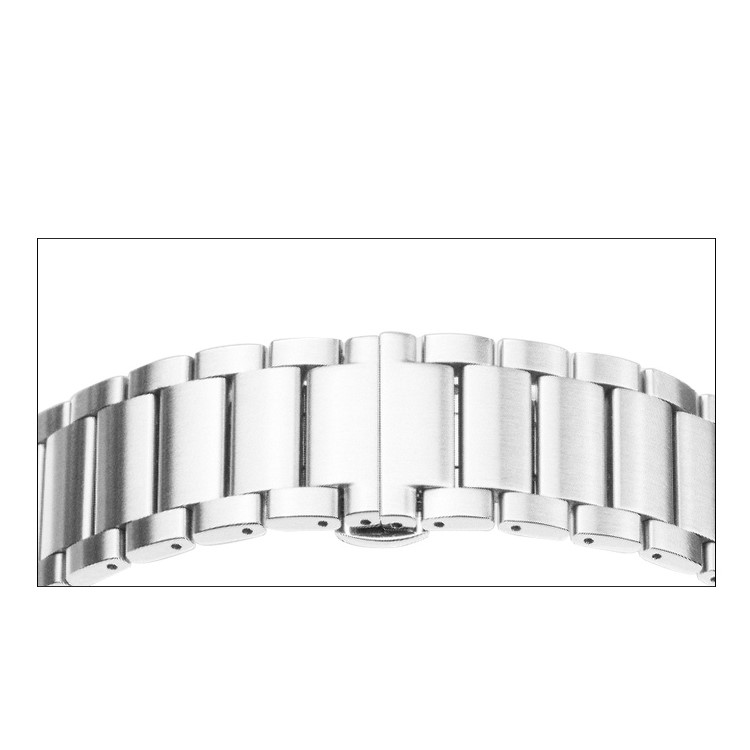 XINCUCO Stainless Steel Wristband with Butterfly Buckle for Huawei Watch - Silver Color / Buckle Width: 22mm-4