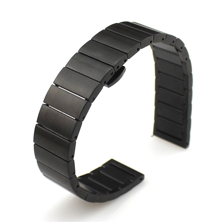 Bamboo-like Stainless Steel Strap for Huawei Talkband B3 with Folding Clasp - Black-3