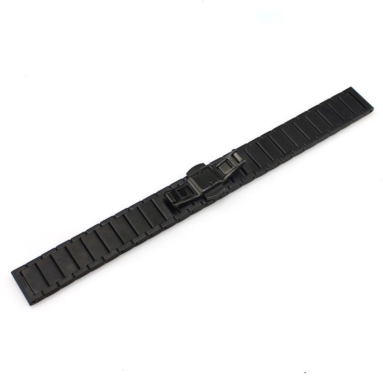 Bamboo-like Stainless Steel Strap for Huawei Talkband B3 with Folding Clasp - Black-4