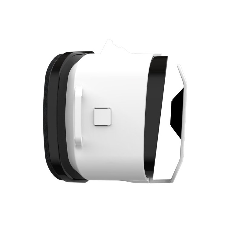 LEJI Mini 3D VR BOX Virtual Reality Glasses for iPhone Samsung - White-5