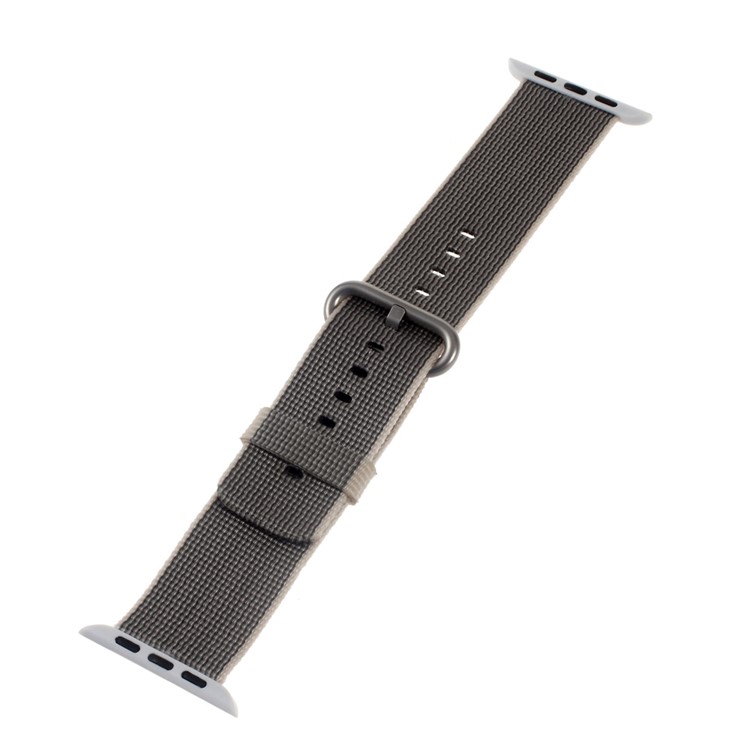 Nylon Watchband Wristband for Apple Watch Series 3 Series 2 Series 1 42mm - Grey-2