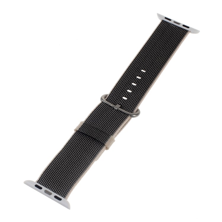 Nylon Watchband Wristband for Apple Watch Series 3 Series 2 Series 1 42mm - Grey-4