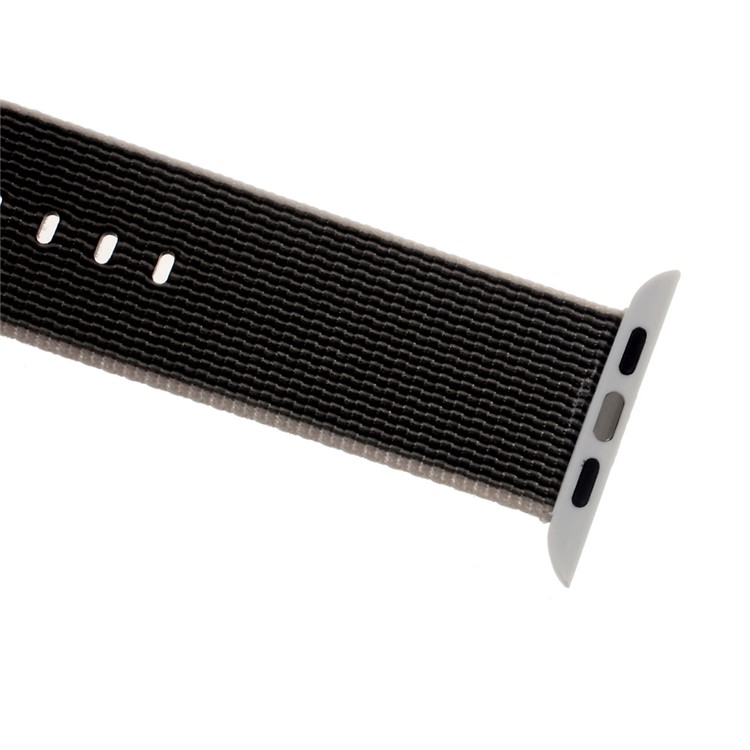 Nylon Watchband Wristband for Apple Watch Series 3 Series 2 Series 1 42mm - Grey-5
