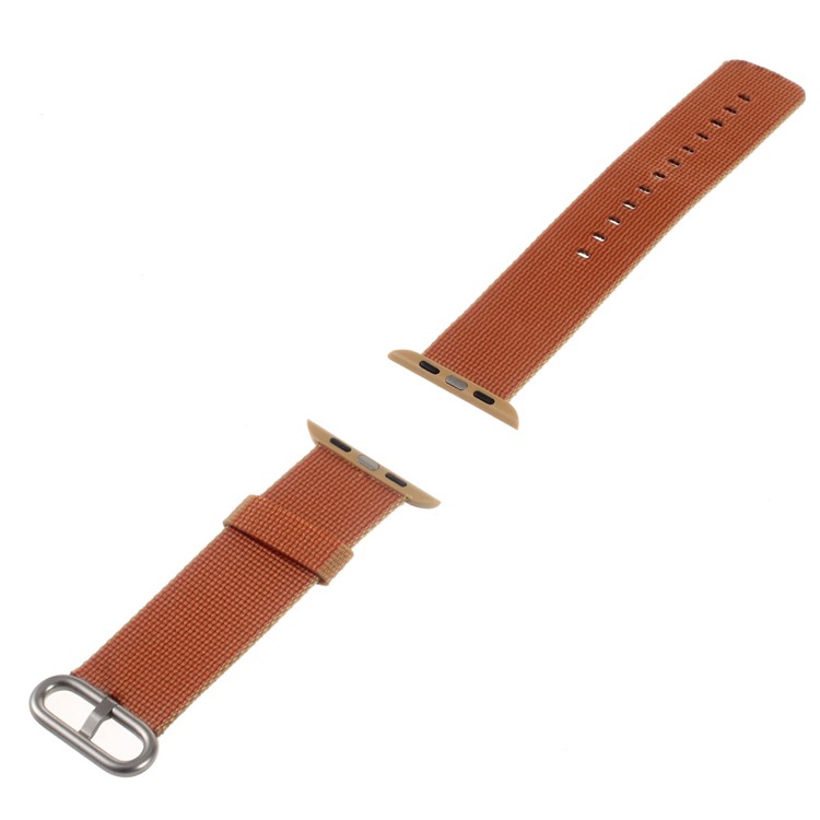 Nylon Watchband Wristband for Apple Watch 42mm Series 3 Series 2 Series 1 - Orange-2