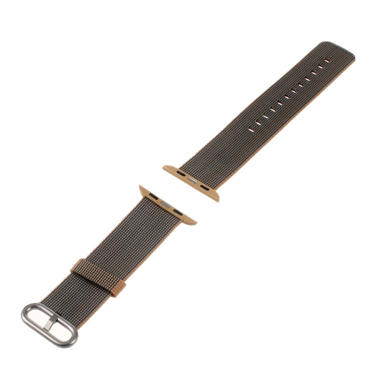 Nylon Watchband Wristband for Apple Watch 42mm Series 3 Series 2 Series 1 - Orange-3
