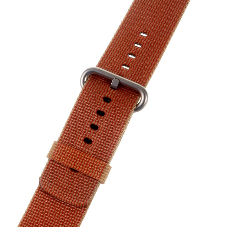 Nylon Watchband Wristband for Apple Watch 42mm Series 3 Series 2 Series 1 - Orange-4