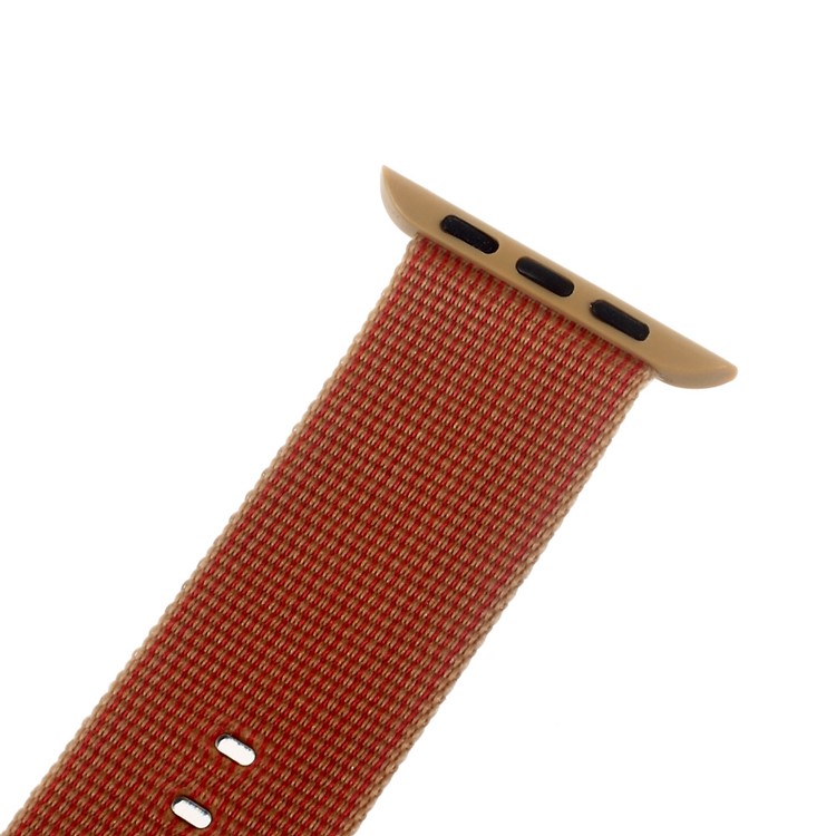 Nylon Watchband Wristband for Apple Watch 42mm Series 3 Series 2 Series 1 - Orange-6