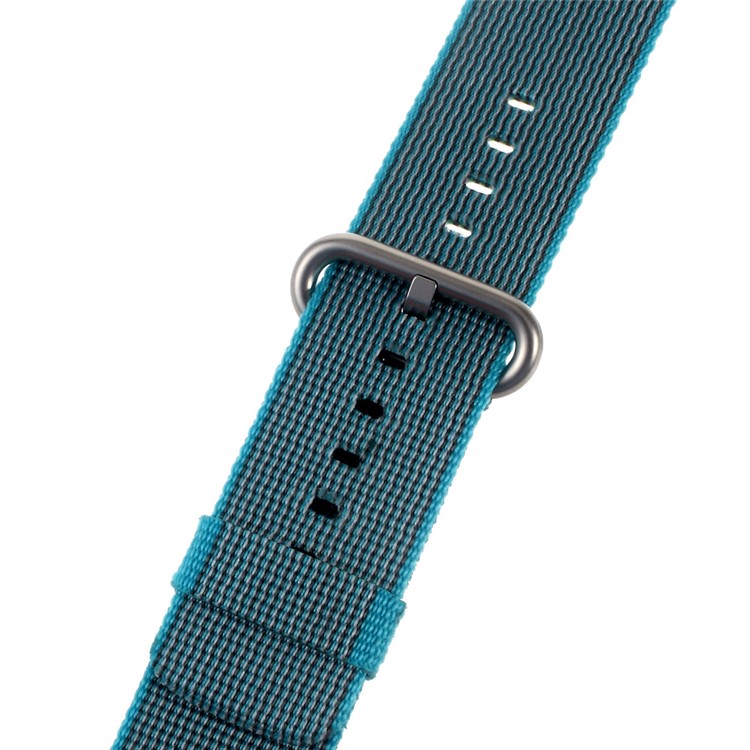 Nylon Wear Resistant Watchband Wristband for Apple Watch 42mm Series 3 Series 2 Series 1 - Baby Blue-3