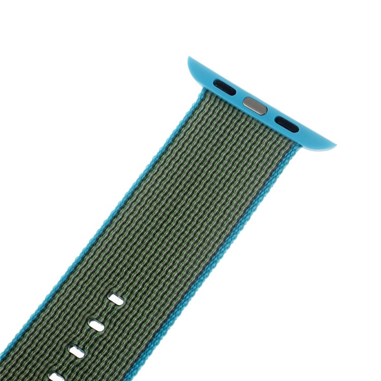 Nylon Wear Resistant Watchband Wristband for Apple Watch 42mm Series 3 Series 2 Series 1 - Baby Blue-5