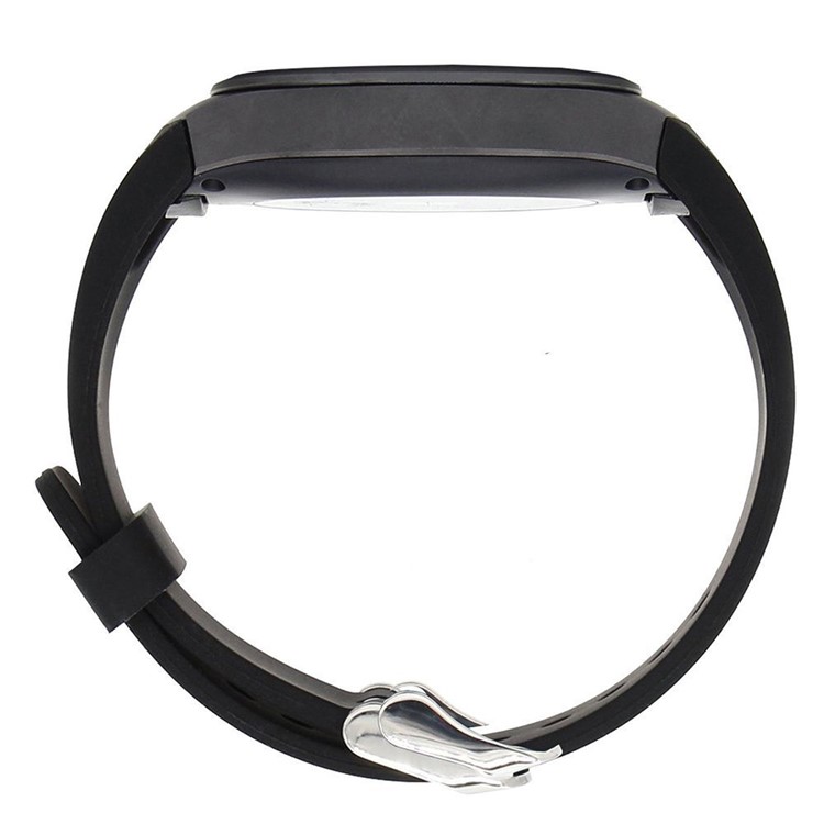 Chevron Silicone Watch Strap Watchband for Samsung Galaxy Gear S2 SM-R720 - White / Black-4