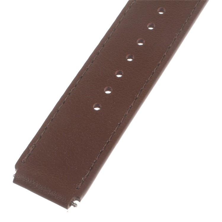 Genuine Leather Watchband Wristband for Huawei Talk Band B3 - Brown-4