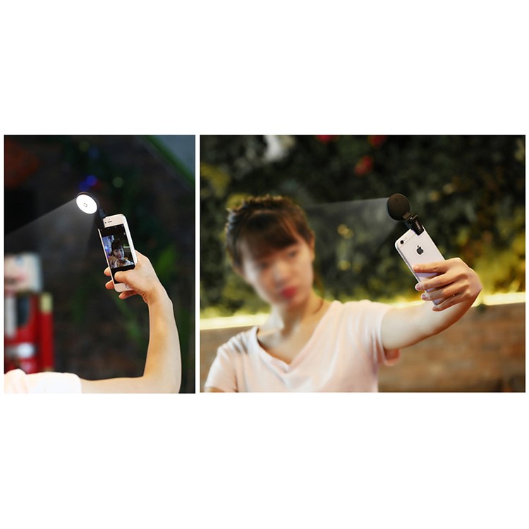 REMAX High-end Selfie Light Compensation LED for iPhone Samsung etc Smartphones - Gold Color-2