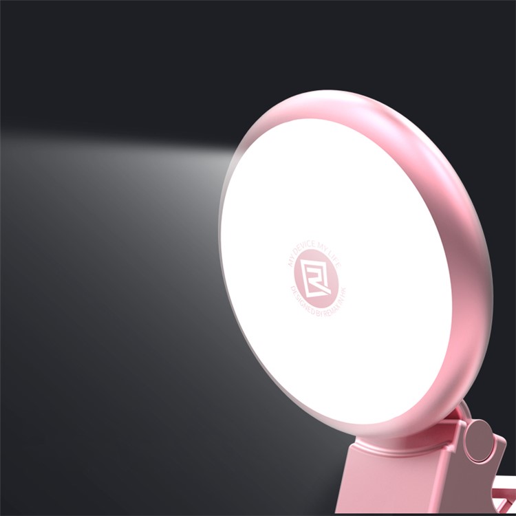 REMAX High-end Selfie Light Compensation LED for iPhone Samsung etc Smartphones - Rose Gold Color-5