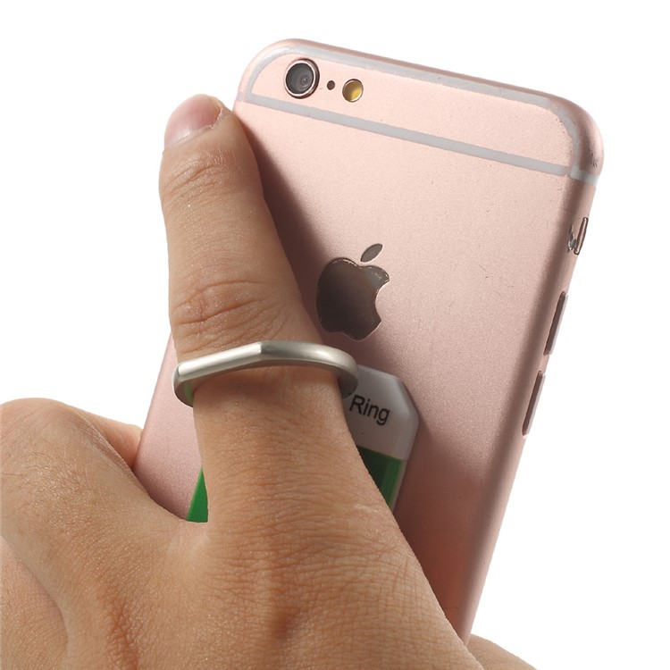 PICKOGEN Drop-resisting Ring Stand Holder Finger Grip for iPhone 6s Plus/Samsung Galaxy S7 edge - Brazilian Flag-5