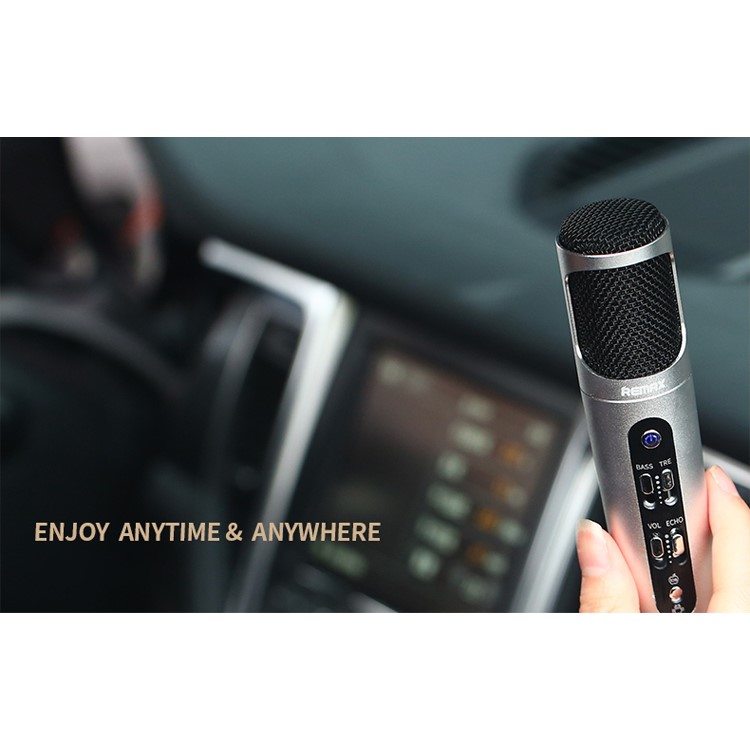 REMAX K02 Smart DC 5V Noise Canceling Mini Microphone for iOS Android PC - Silver Color-11