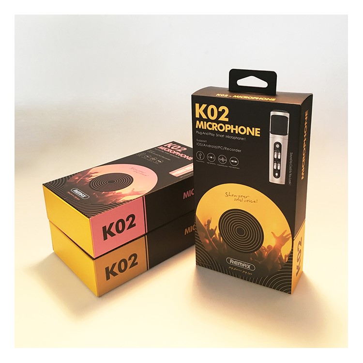 REMAX K02 Smart DC 5V Noise Canceling Mini Microphone for iOS Android PC - Silver Color-12