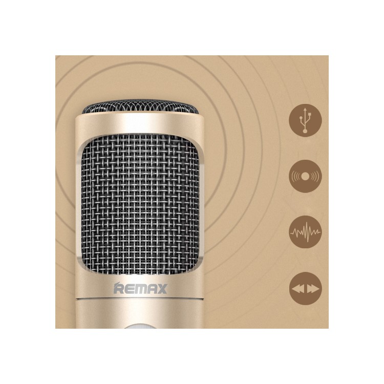 REMAX K02 Smart DC 5V Noise Canceling Mini Microphone for iOS Android PC - Silver Color-3