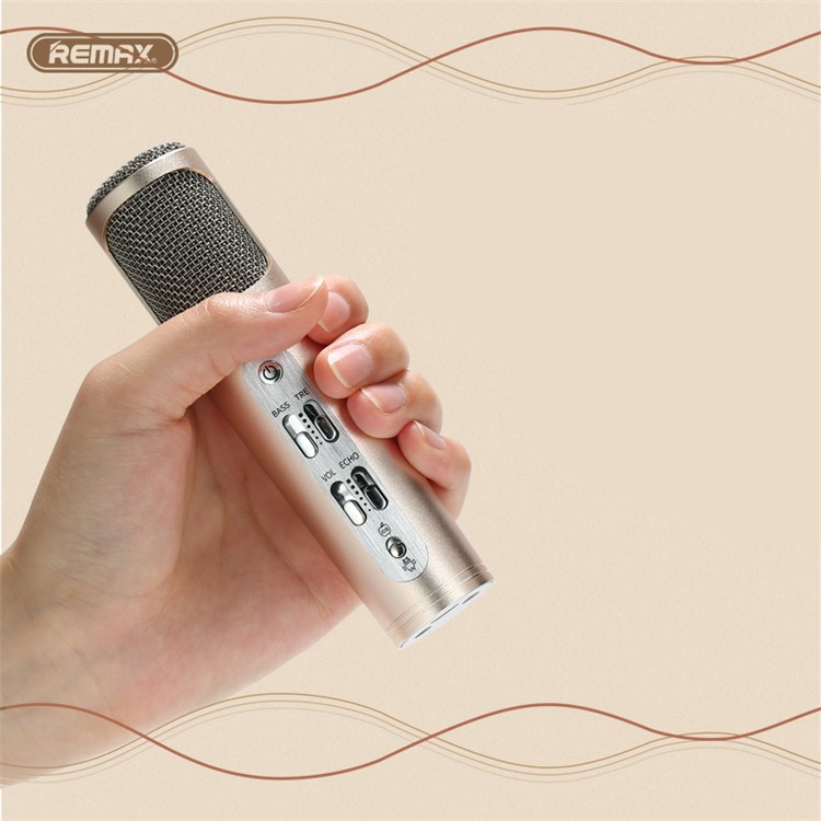 REMAX K02 Smart DC 5V Noise Canceling Mini Microphone for iOS Android PC - Silver Color-4