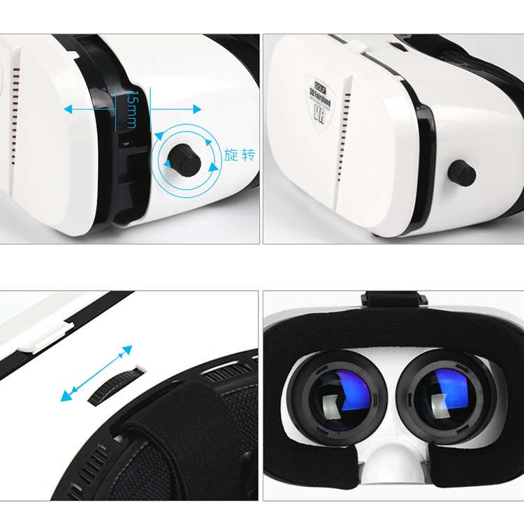 GOLF GF-VR02 Anti-Blue Ray Eye Protection 3D VR Virtual Reality Glasses-9