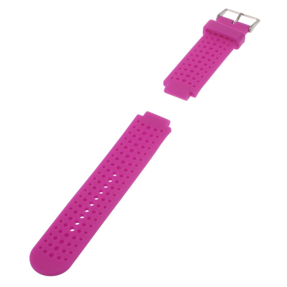 Silicone Watch Band for Garmin Forerunner 220 230 235 630 620 735XT with Pins & Tools - Rose-4