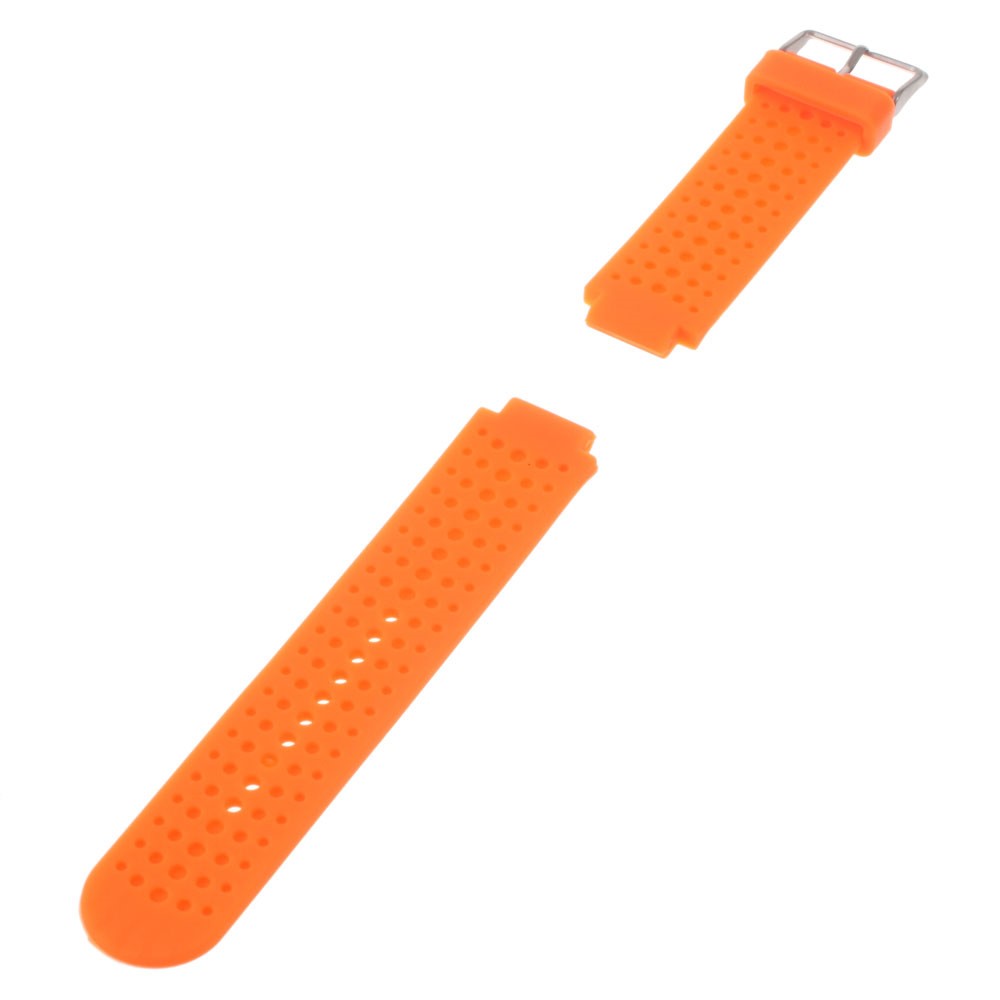 Silicone Watchband Para Garmin Forerunner 220 230 235 630 620 735XT Com Pinos & Ferramentas - Laranja