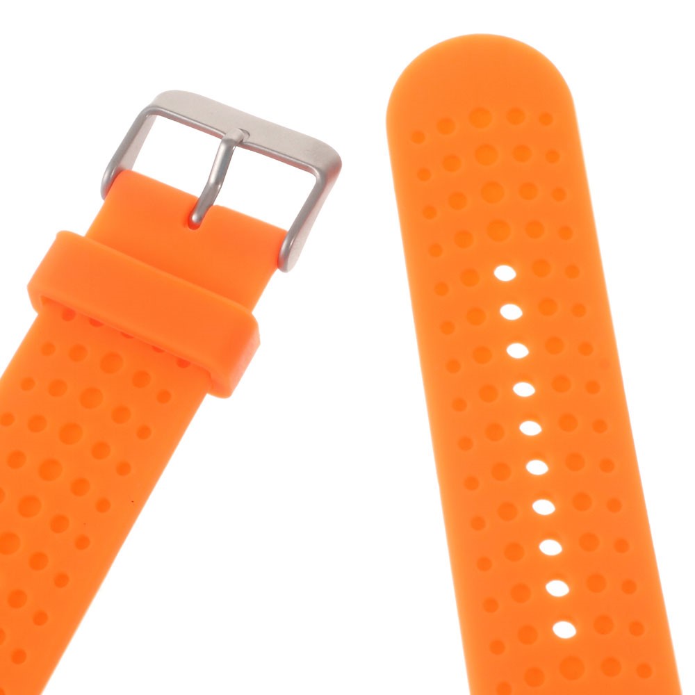 Silicone Watchband for Garmin Forerunner 220 230 235 630 620 735XT with Pins & Tools - Orange-4