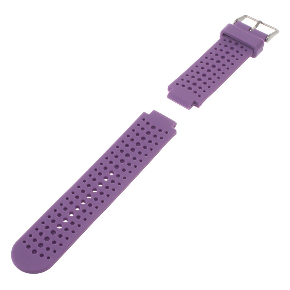 Silicone Watch Wristband for Garmin Forerunner 220 230 235 630 620 735XT with Pins & Tools - Purple-2