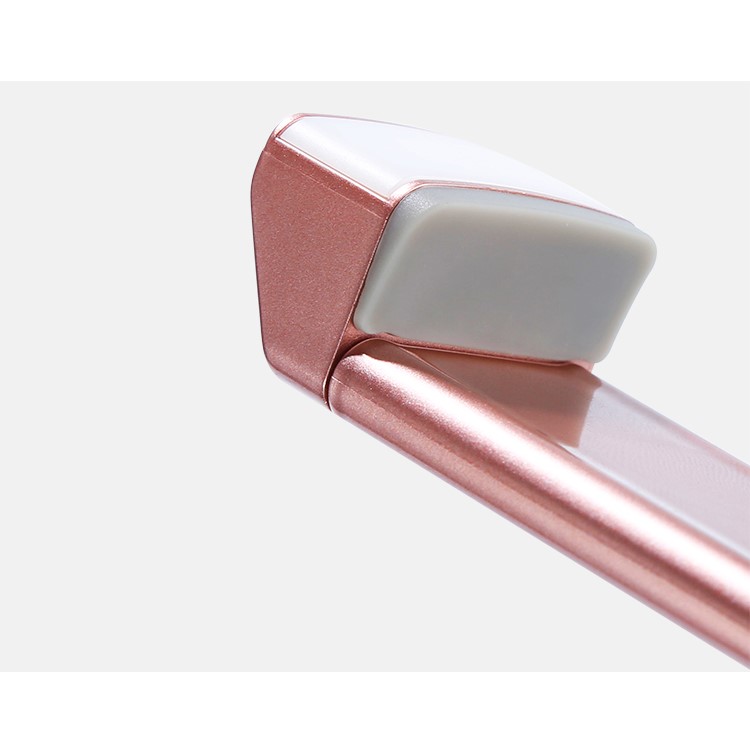 BENKS Built-in Bluetooth Remote Shutter Selfie Stick Monopad with LED Fill Light and Rear Mirror - Rose Gold-7