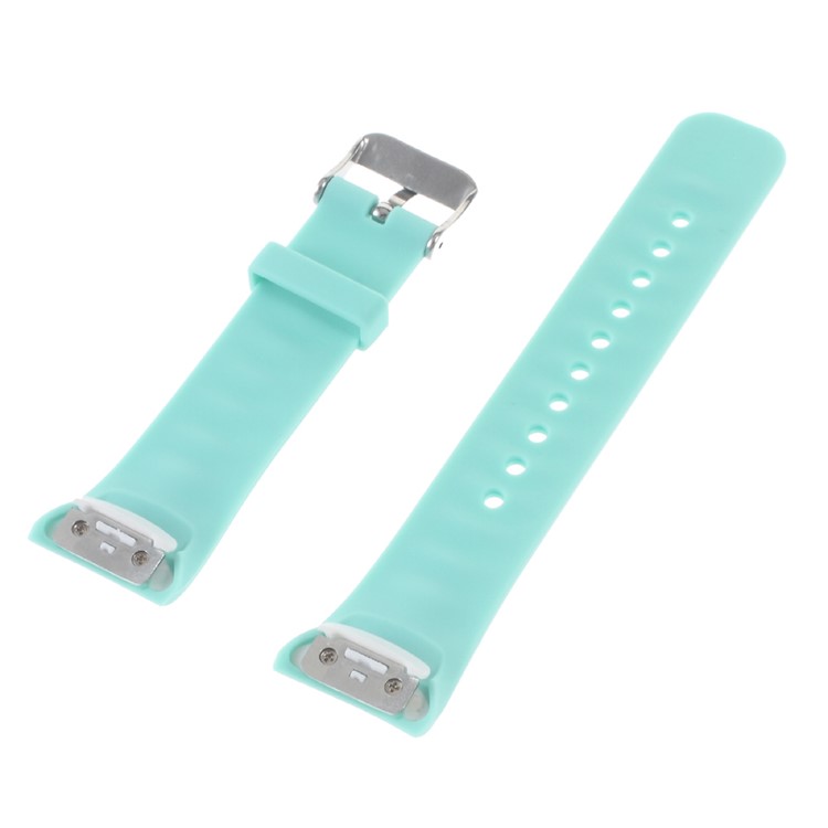 Silicone Watch Band Strap for Samsung Gear Fit 2 SM-R360 - Cyan-2
