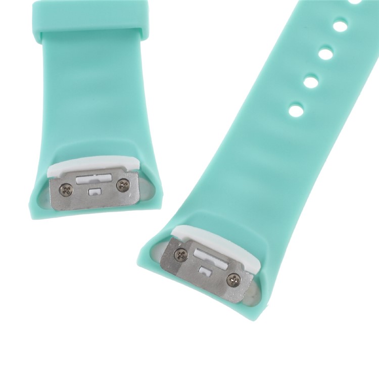 Silicone Watch Band Strap for Samsung Gear Fit 2 SM-R360 - Cyan-4