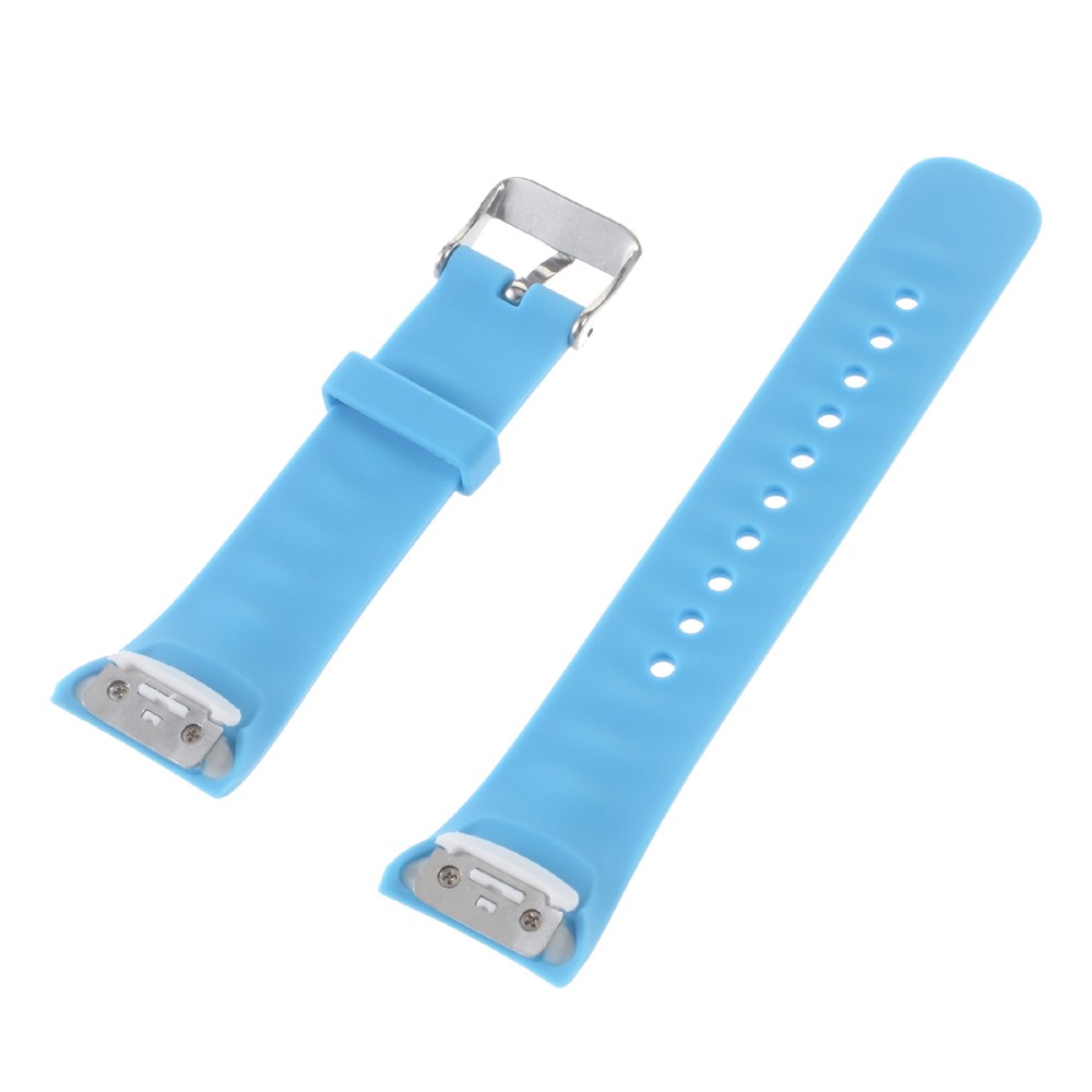 Silicone Watch Wrist Strap for Samsung Gear Fit 2 SM-R360 - Baby Blue-4