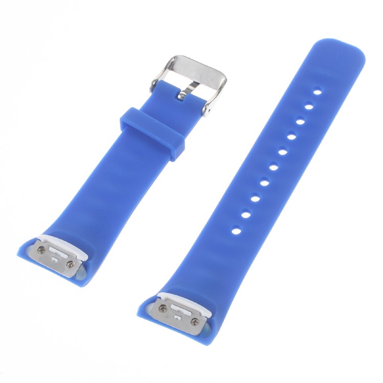 Silicone Watch Wrist Strap for Samsung Gear Fit 2 SM-R360 - Dark Blue-2
