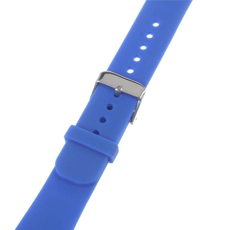 Silicone Watch Wrist Strap for Samsung Gear Fit 2 SM-R360 - Dark Blue-3