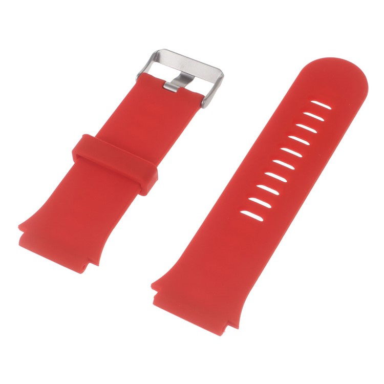 Soft Silicone Watchband for Garmin Forerunner 920XT + Lugs Adapters + Tools - Red-2