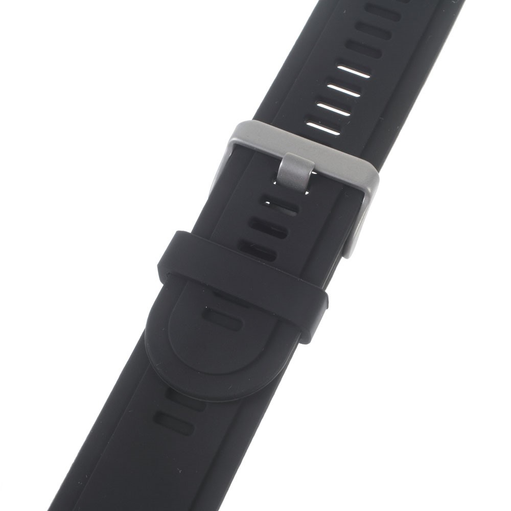 For Garmin Fenix 3 HR Soft Silicone Watchband + Lugs Adapters + Tools - Black-3