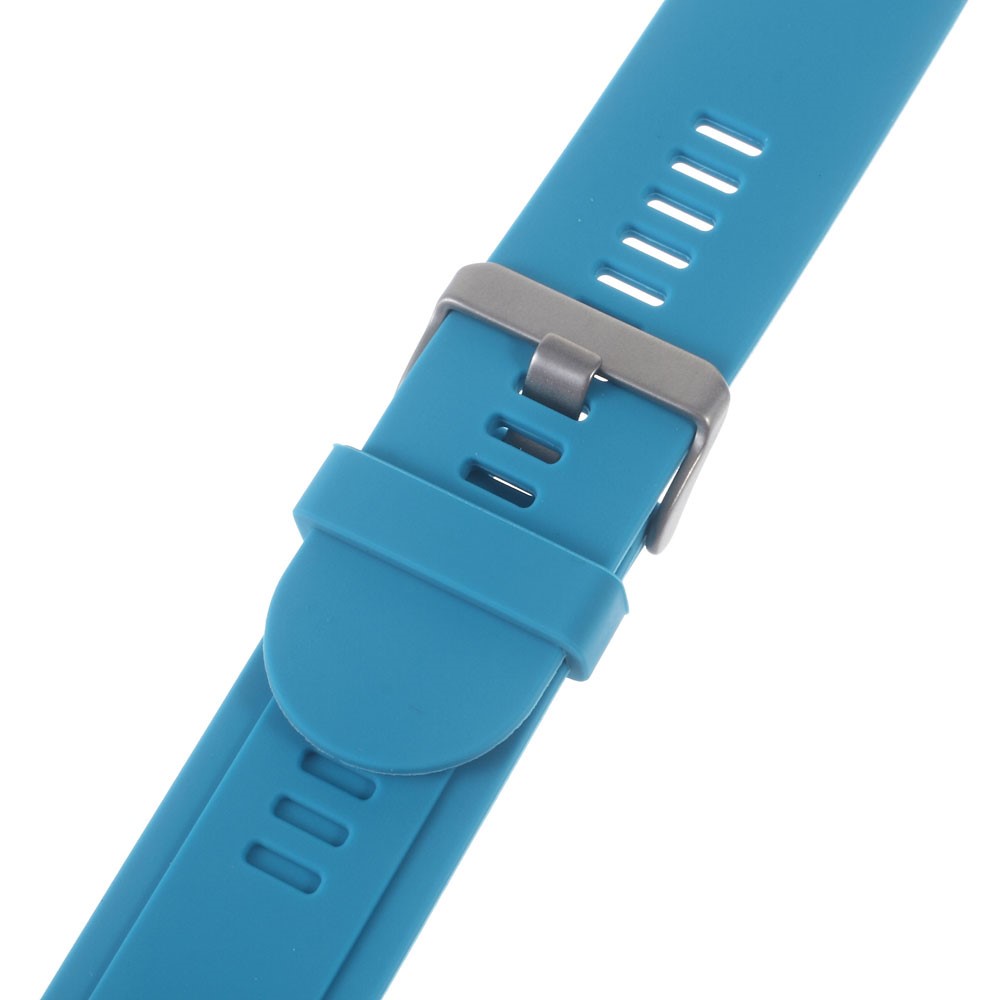 For Garmin Fenix 3 HR Soft Silicone Gel Watchband + Lugs Adapters + Tools - Blue-3