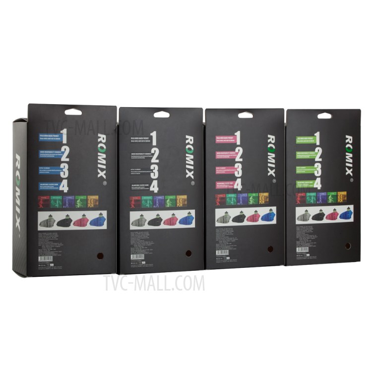 ROMIX(RH23) Pacote de cintura de cinto de esportes ao ar livre com suporte de garrafa de água - negro-5
