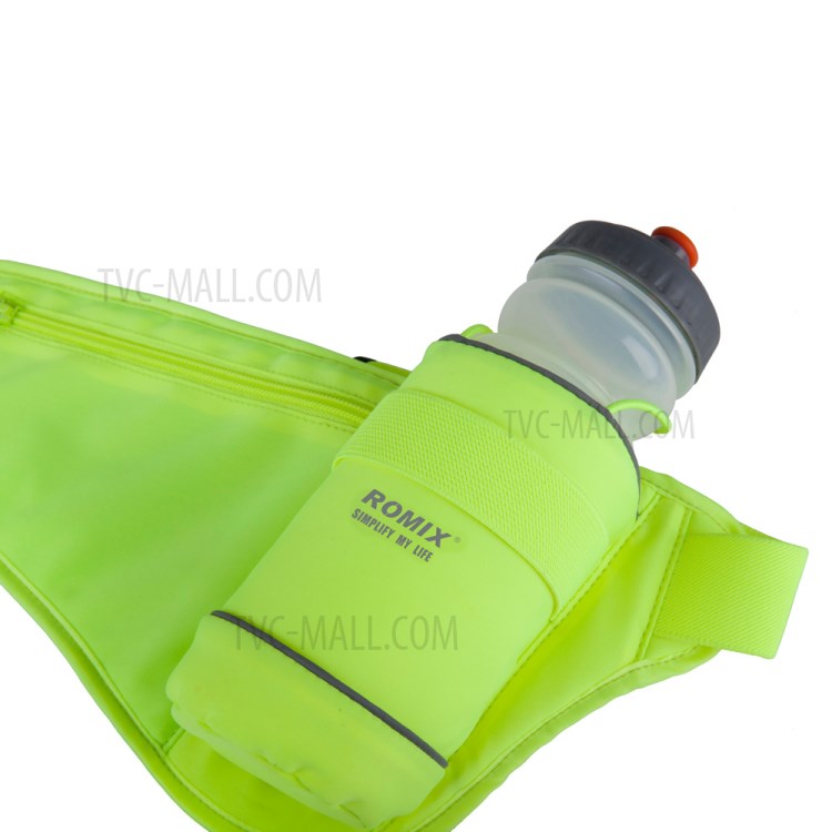 ROMIX (RH23) Outdoor Sports Belt Waist Pack with Water Bottle Holder - Green-9
