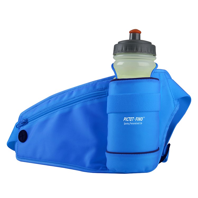 ROMIX (RH23) Outdoor Sports Belt Waist Pack with Water Bottle Holder - Blue-2