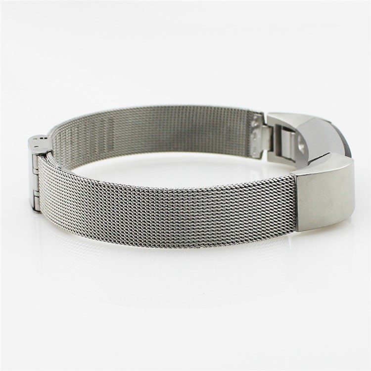 Uhrenarmband Aus Edelstahl Für Fitbit Alta - Silberfarbe-3